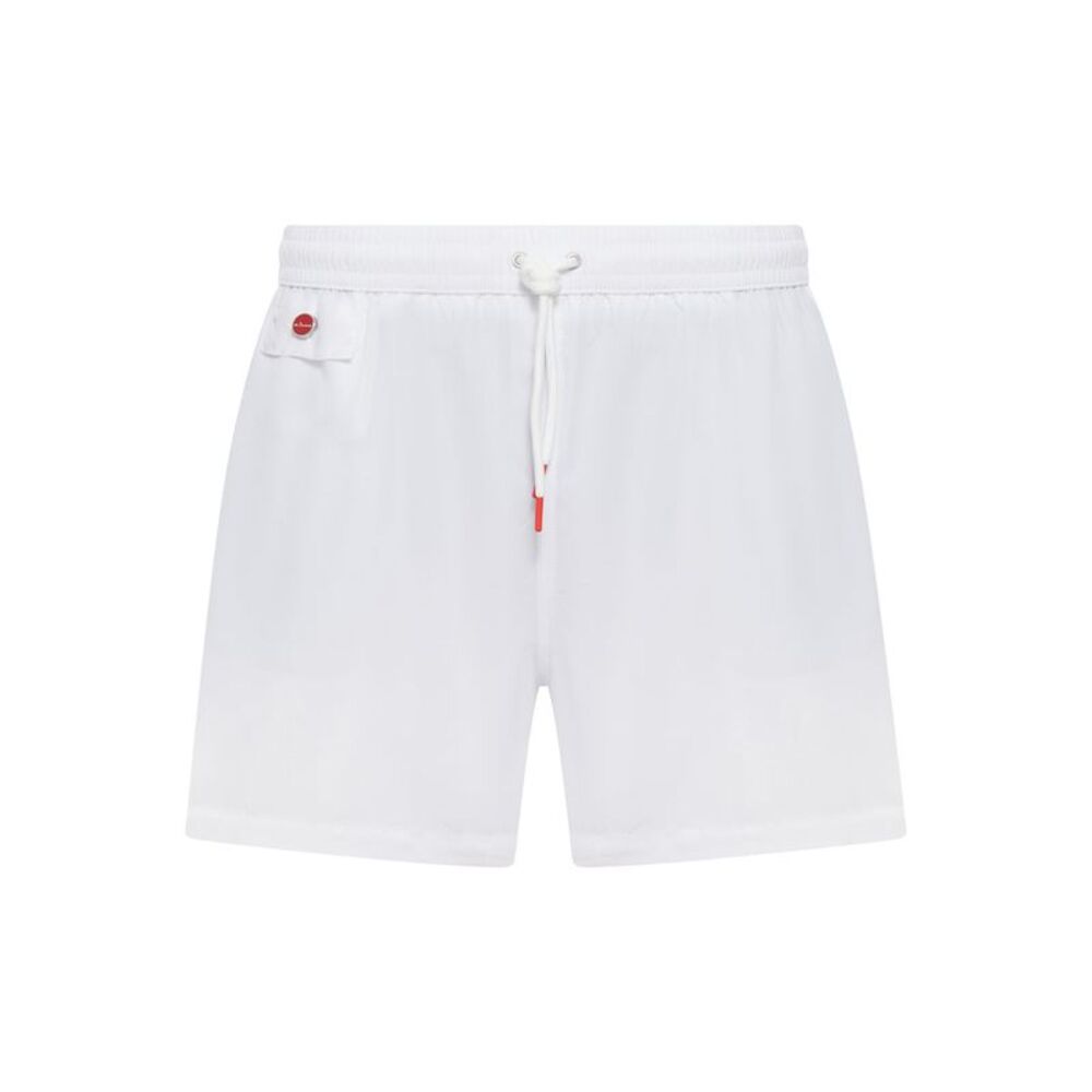Kiton Men Short Swimsuit In Lightweight Technical Fabric